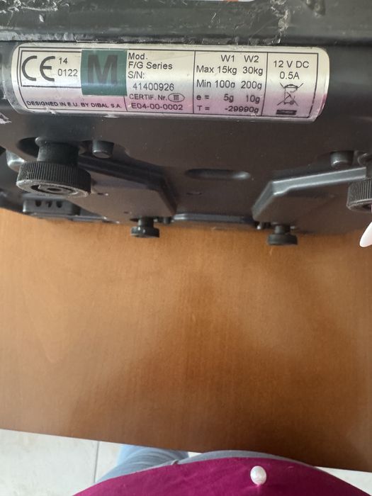 Balança Profissional Dibal F/G Series