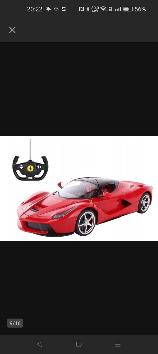 Auto La Ferrari RASTAR zdalnie sterowany 1:14