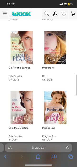 Livros Lesley Pearse