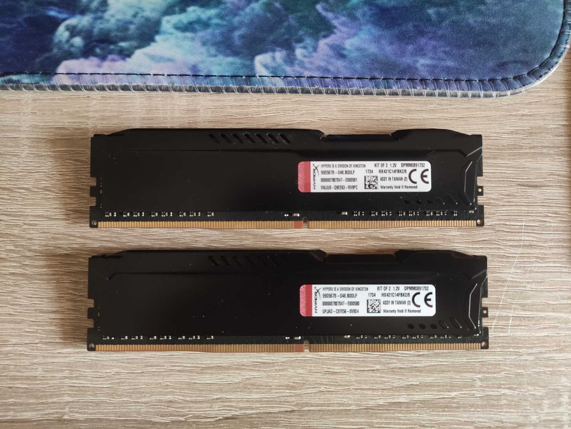 Pamięć RAM HyperX Fury (2x4GB) DDR4 HX421C14FBK2/8 .