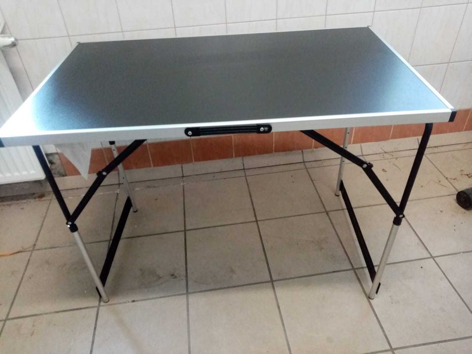 Stolik stół składany turystyczny lekki regulacja wysokości 100x60