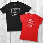 Personalização de T-shirt Impressão Directa