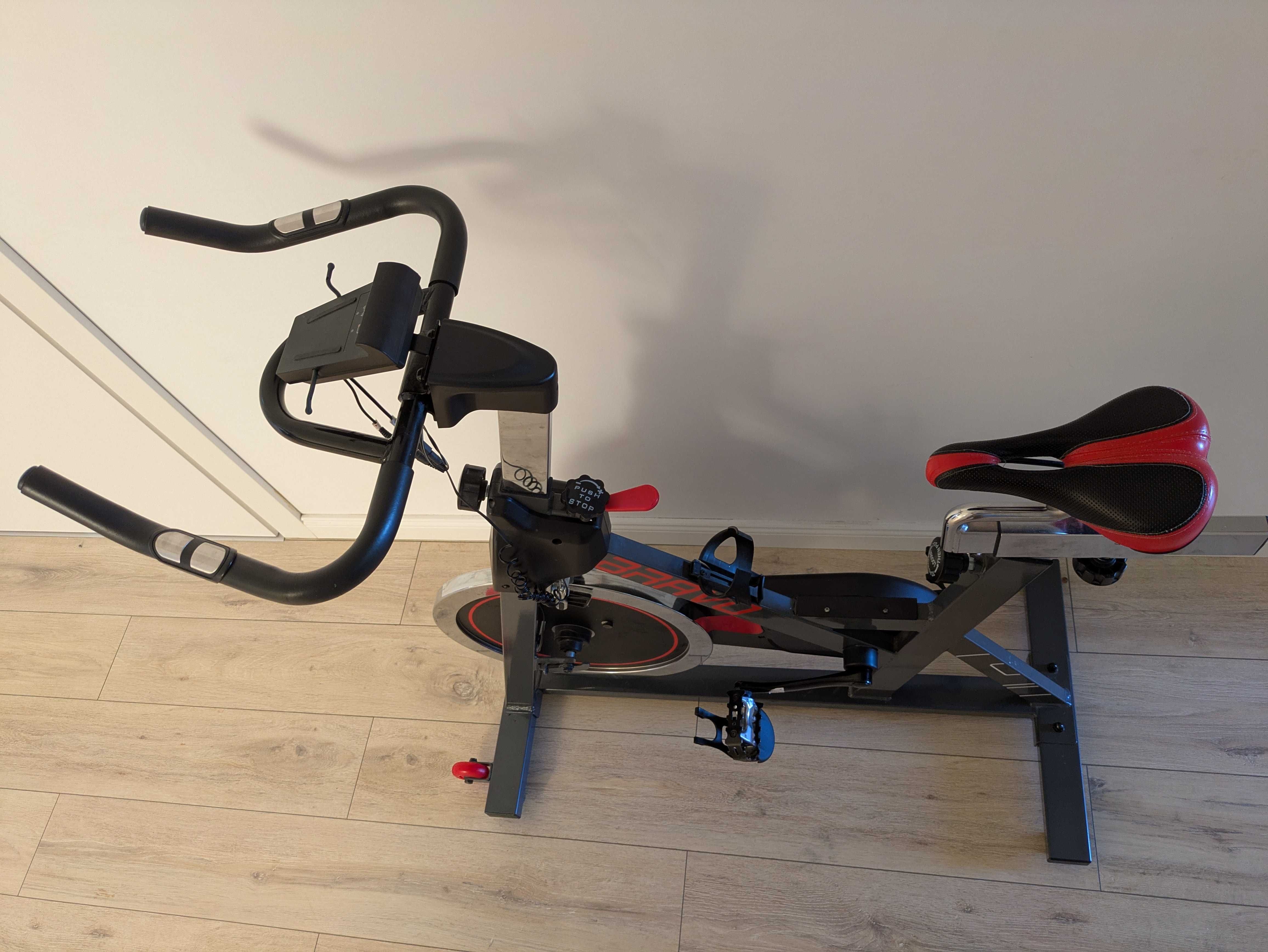 Rower treningowy stacjonarny spiningowy Hop-Sport Bravo
