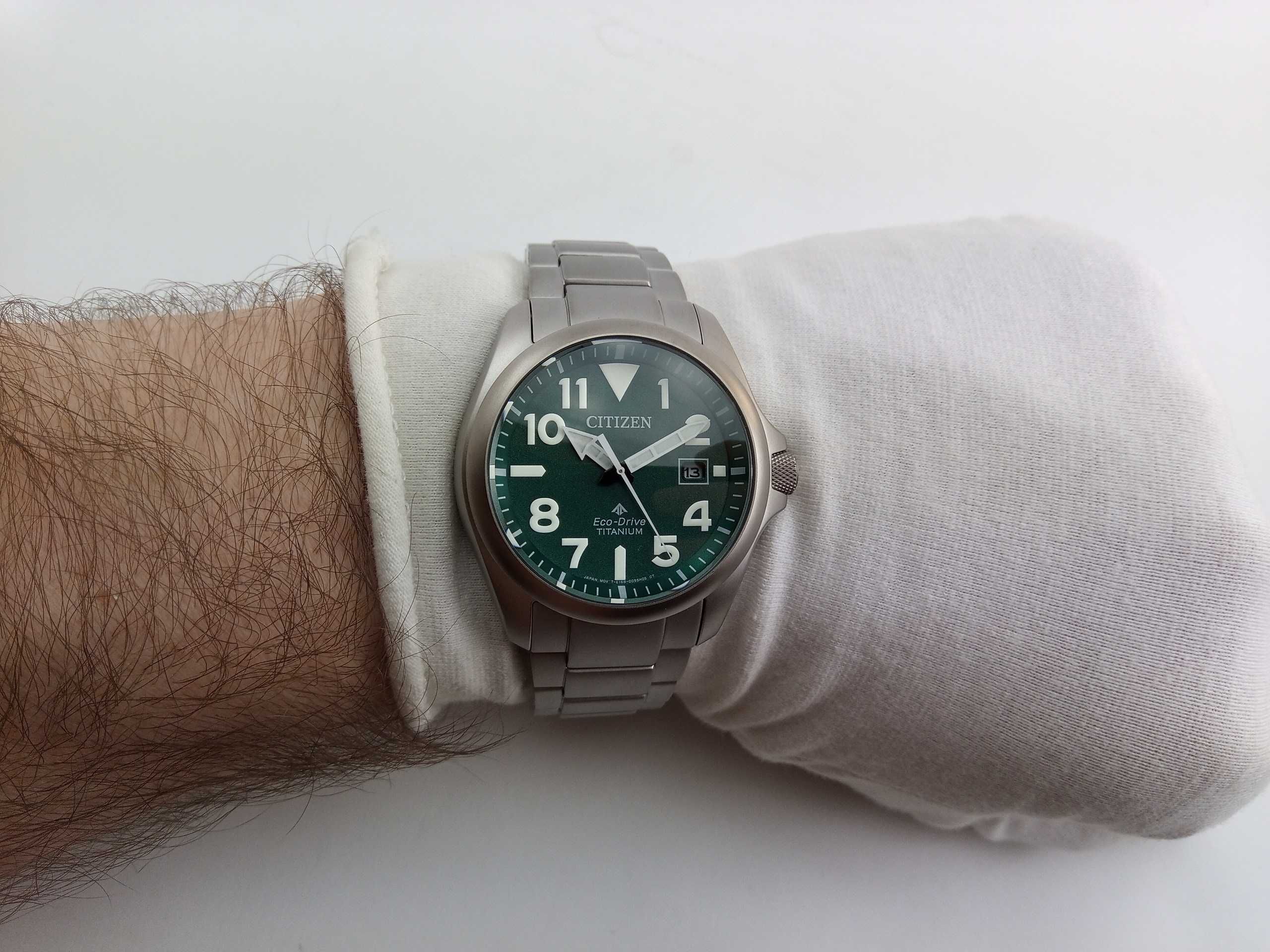 Японские титановые часы CITIZEN Promaster BN0241-59W - Сапфир, монокок