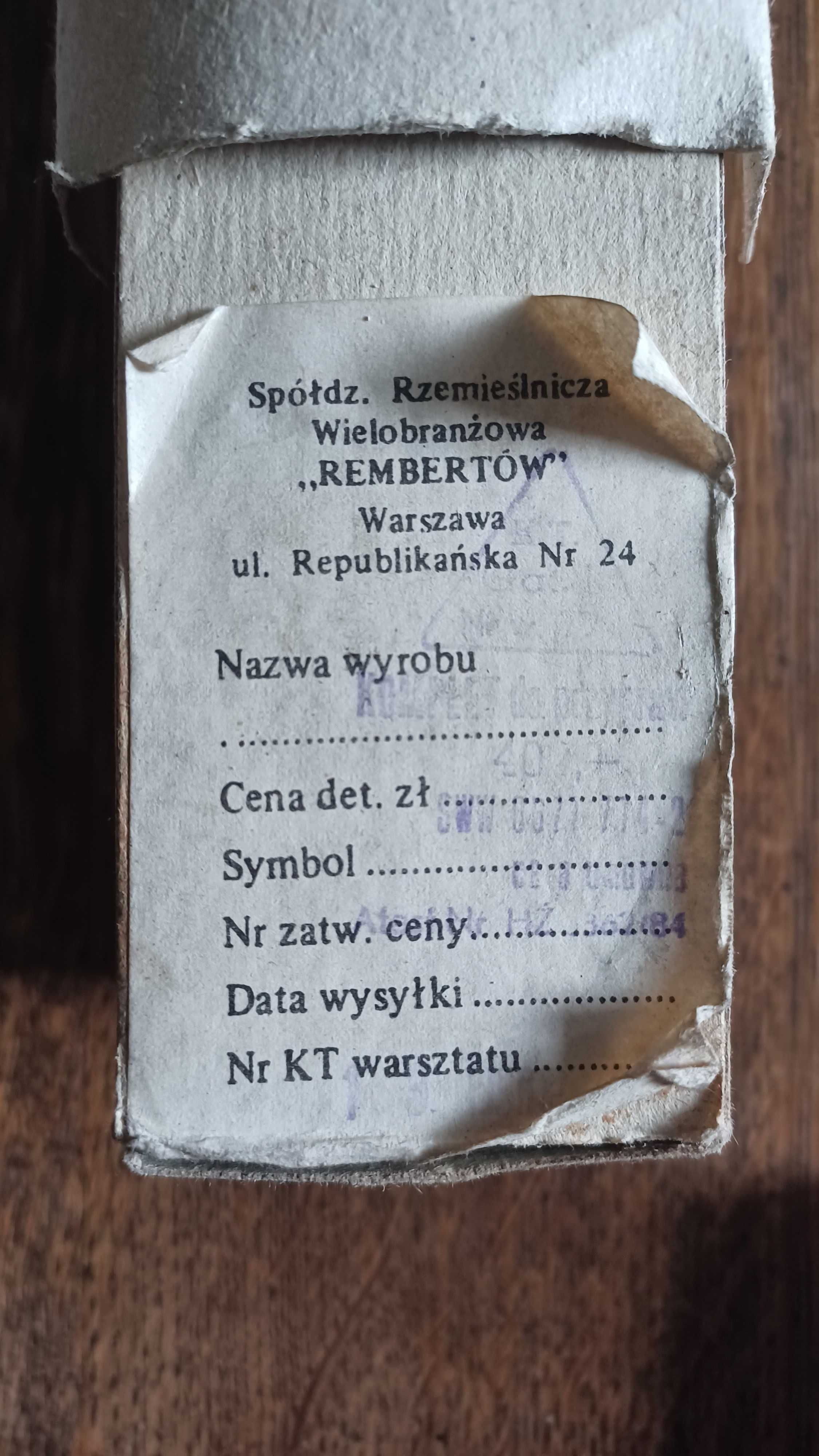 przybornik na przyprawy PRL 1984r.