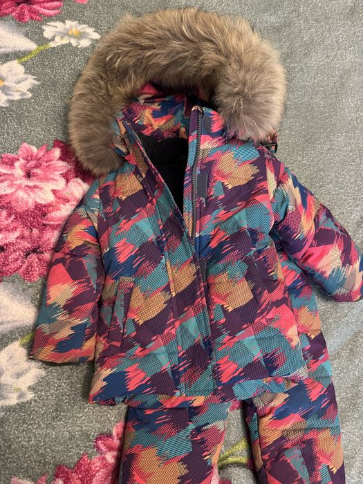 Зимовий костюм курточка і напів комбінезон  Teplee net 92-98 2-3 роки