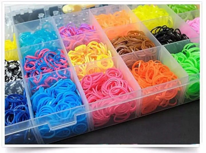 Zestaw Gumek Do Robienia Bransoletek Kreatywny Mocne L Kolory Gumki 25