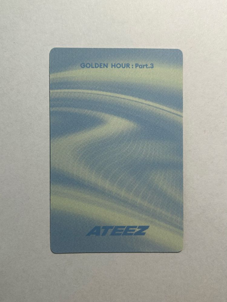 Karta Yeosang ATEEZ Golden Hour Part. 3 pocaalbum