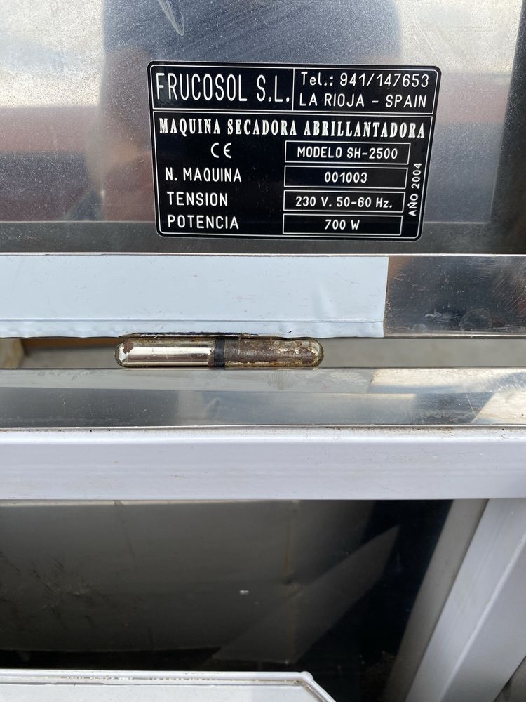 Maszyna do polerowania i suszenia sztućców Frucosol SH-2500
