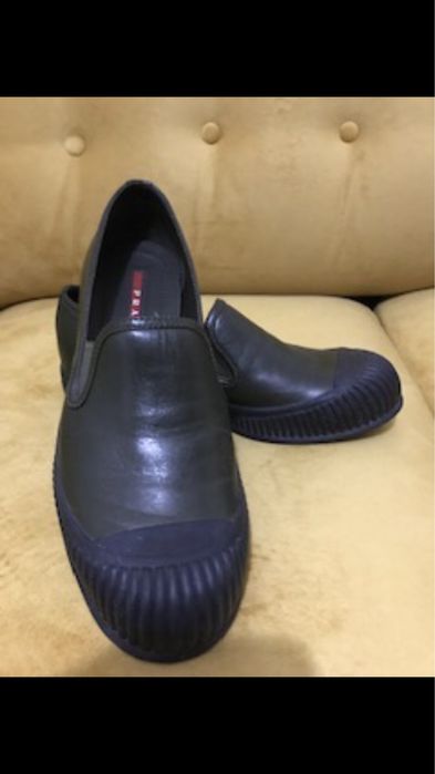 Obnizka -Prada buciki damskie skora