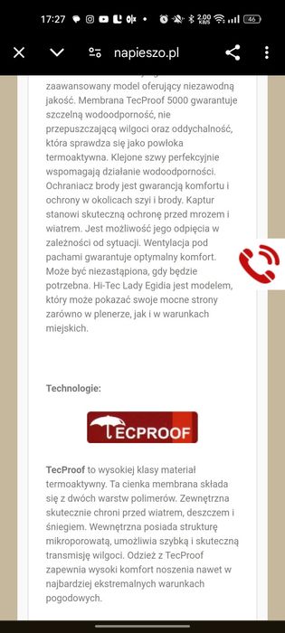 Kurtka HI-TEC 3W1 rozmiar M