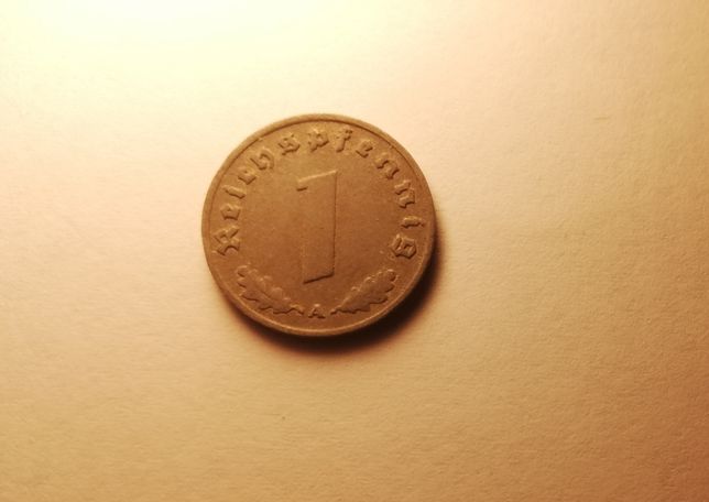 Stara Niemiecka Moneta 1940 III Rzesza | 1 reichpfennig ORYGINAŁ