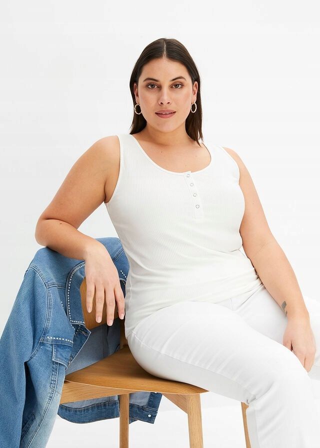 B.P.C top w prążek biały ^44/46