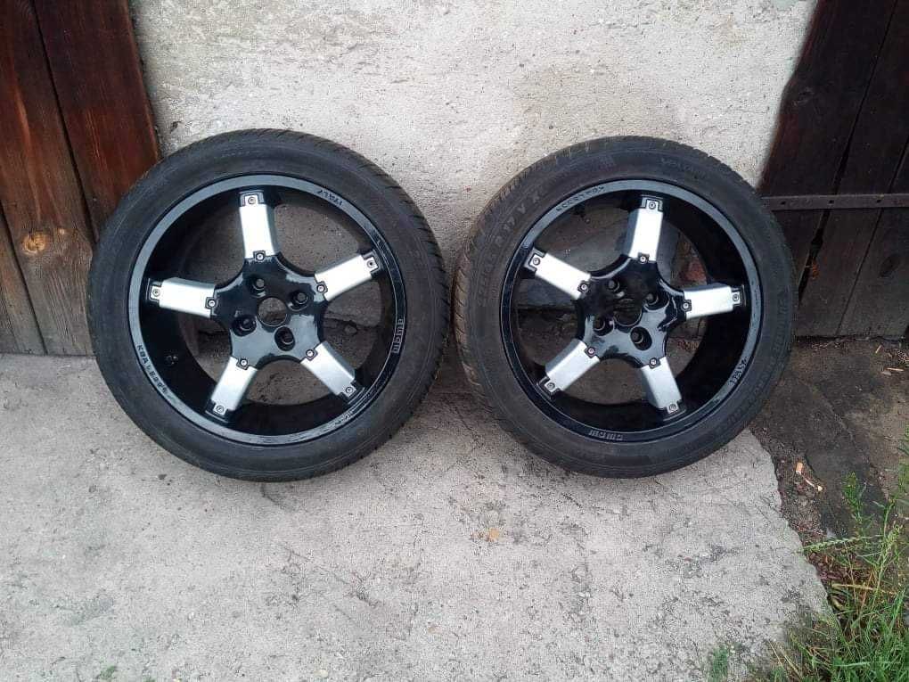 Sprzedam felgi 17" 4x108 z oponami letnimi 225/45