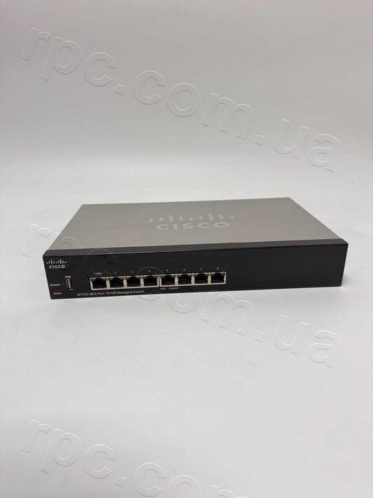 Комутатор 8-портів керований Cisco SF350-08, Cisco SF300-08 є багато