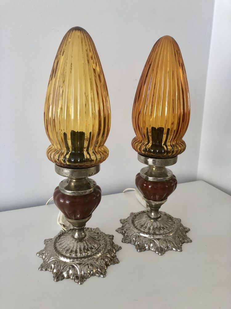 Par candeeiros vintage