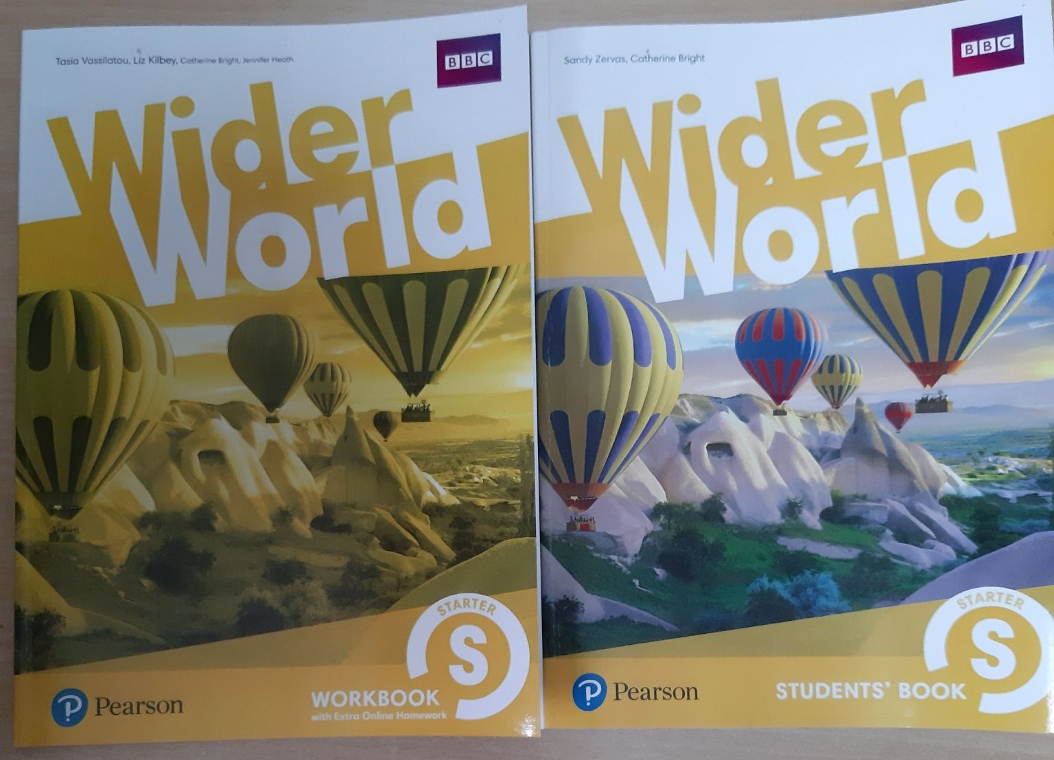 Wider World work book+studens book 1-4