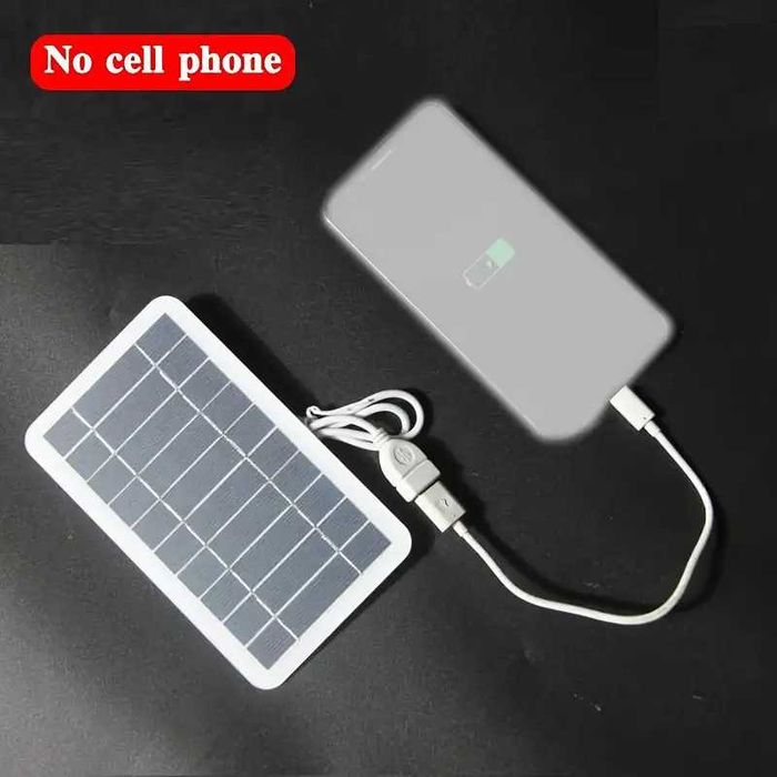 Carregador Solar Portátil à Prova d'Água com USB - Telemovel