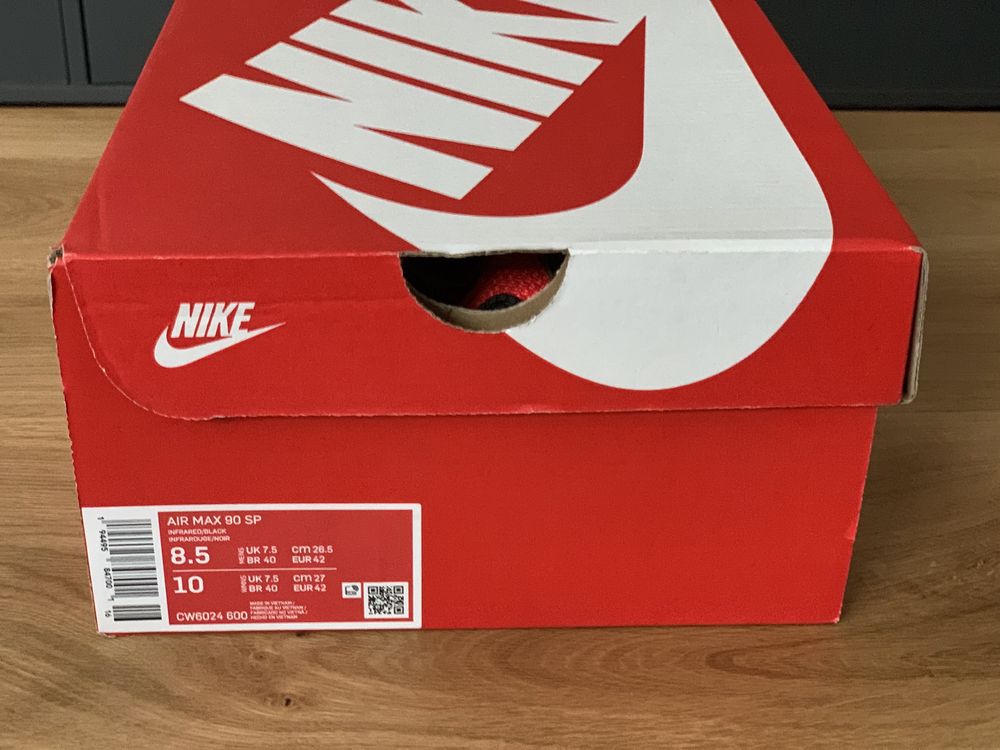 Nowe buty Nike Air Max 90 SP INFRARED/ Black rozmiar 42 / 26,5 cm
