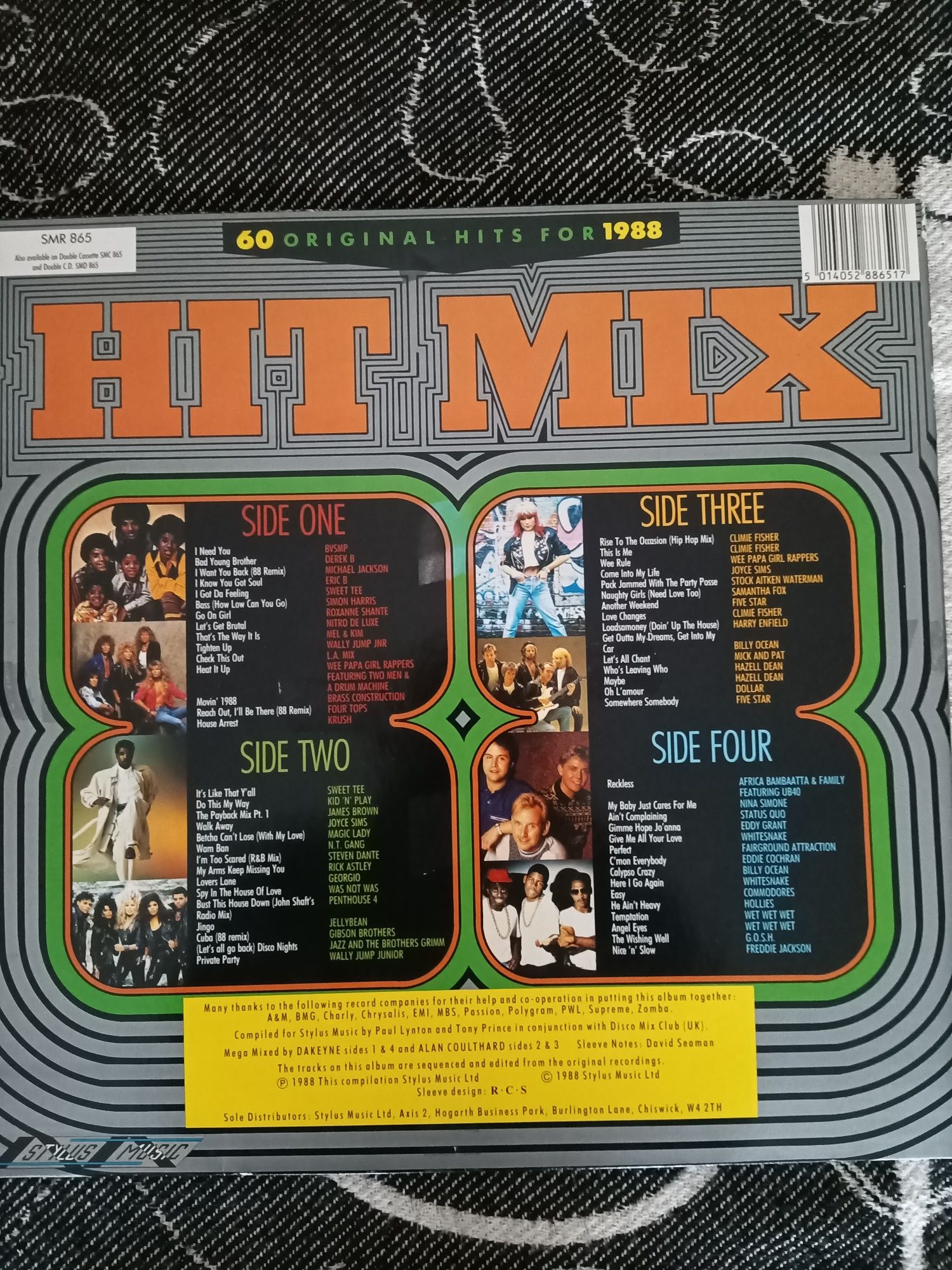Продам 2lp Hit Mix 1988