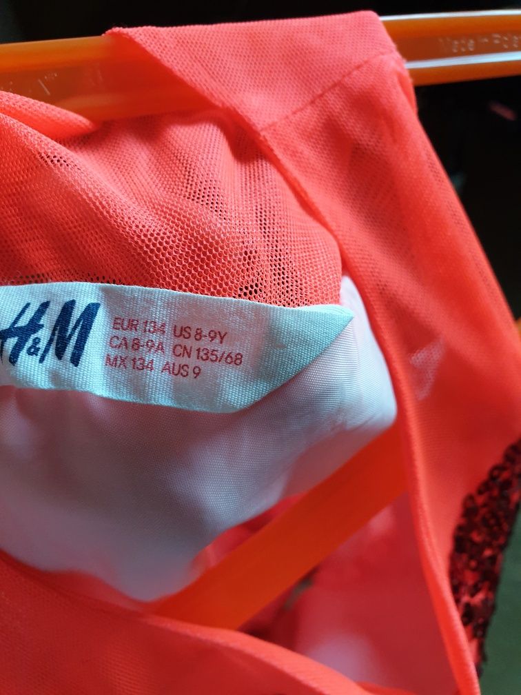 Sukienka tiulowa z cekinami H&M jak nowa r 134