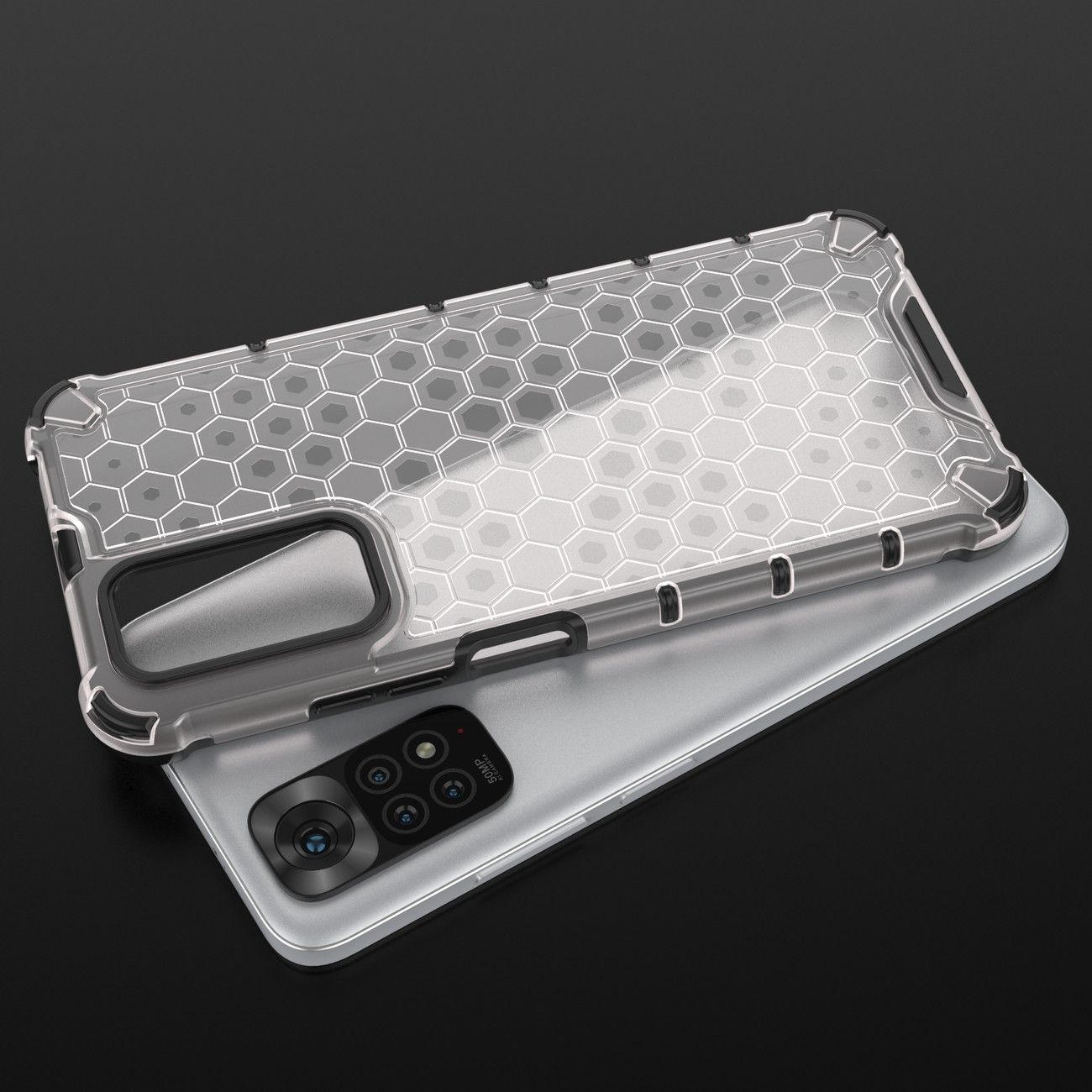 Etui Honeycomb do Xiaomi Redmi Note 11 Pro / Poco X4 NFC 5G Clear