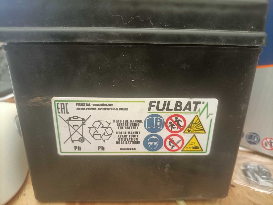 Bateria de gel para moto