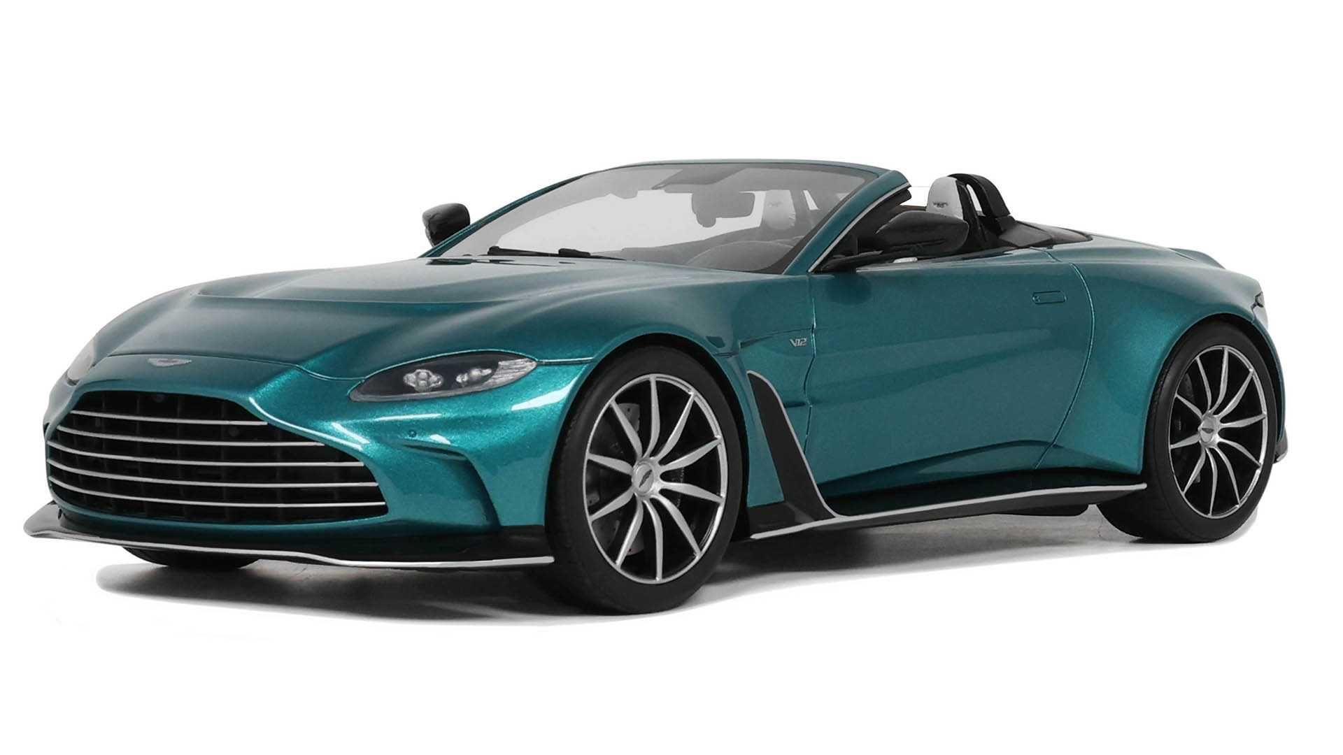 Model 1:18 GT Spirit Aston Martin V12 Vantage Roadster turquoise 2023
