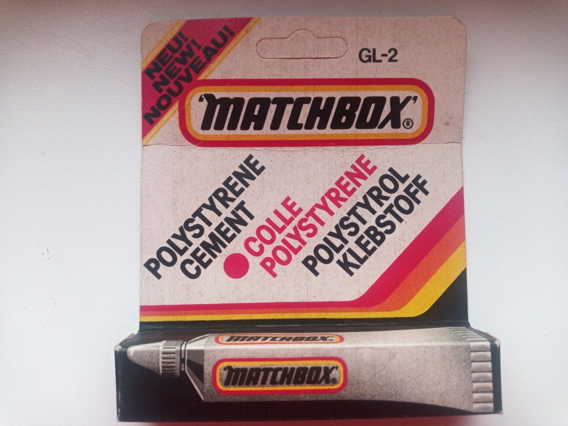 Klej Matchbox 1981 Vintage Zamknięty Stan sklepowy Unikat