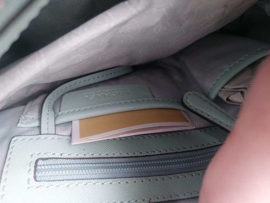 Oryginalna torebka Michaela Korsa miętowa