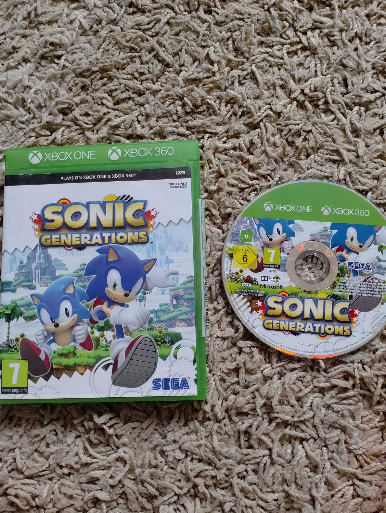 Sonic Generations Xbox 360 Xbox One Sega