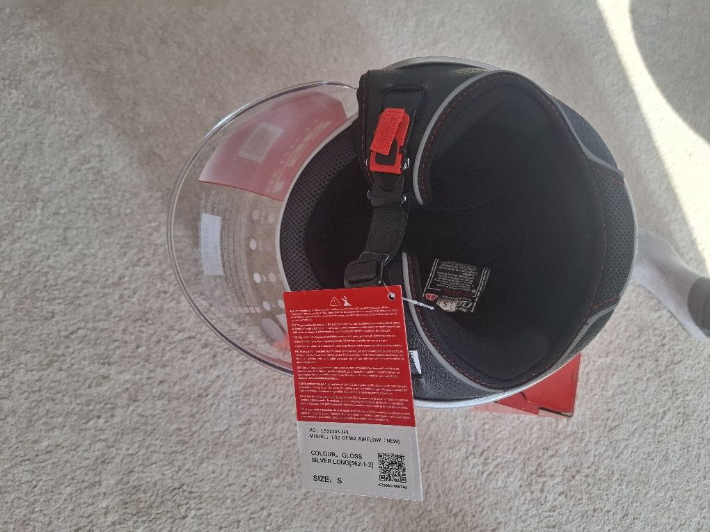 Kask LS2 OF562 Airflow  silver srebrny rozmiar S