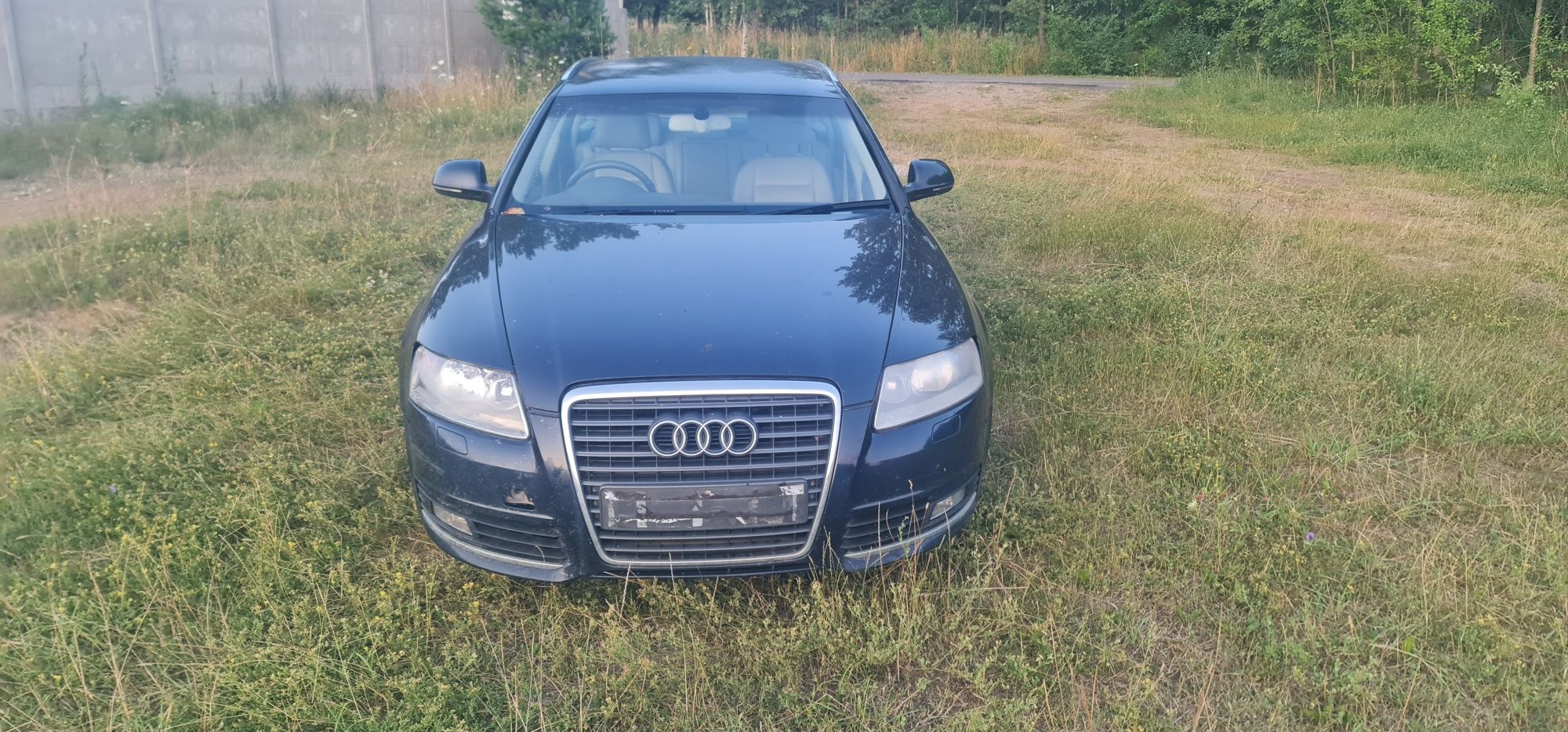 Audi A6 C6 LZ5D . Maska blotnik lampa zderzak drzwi .