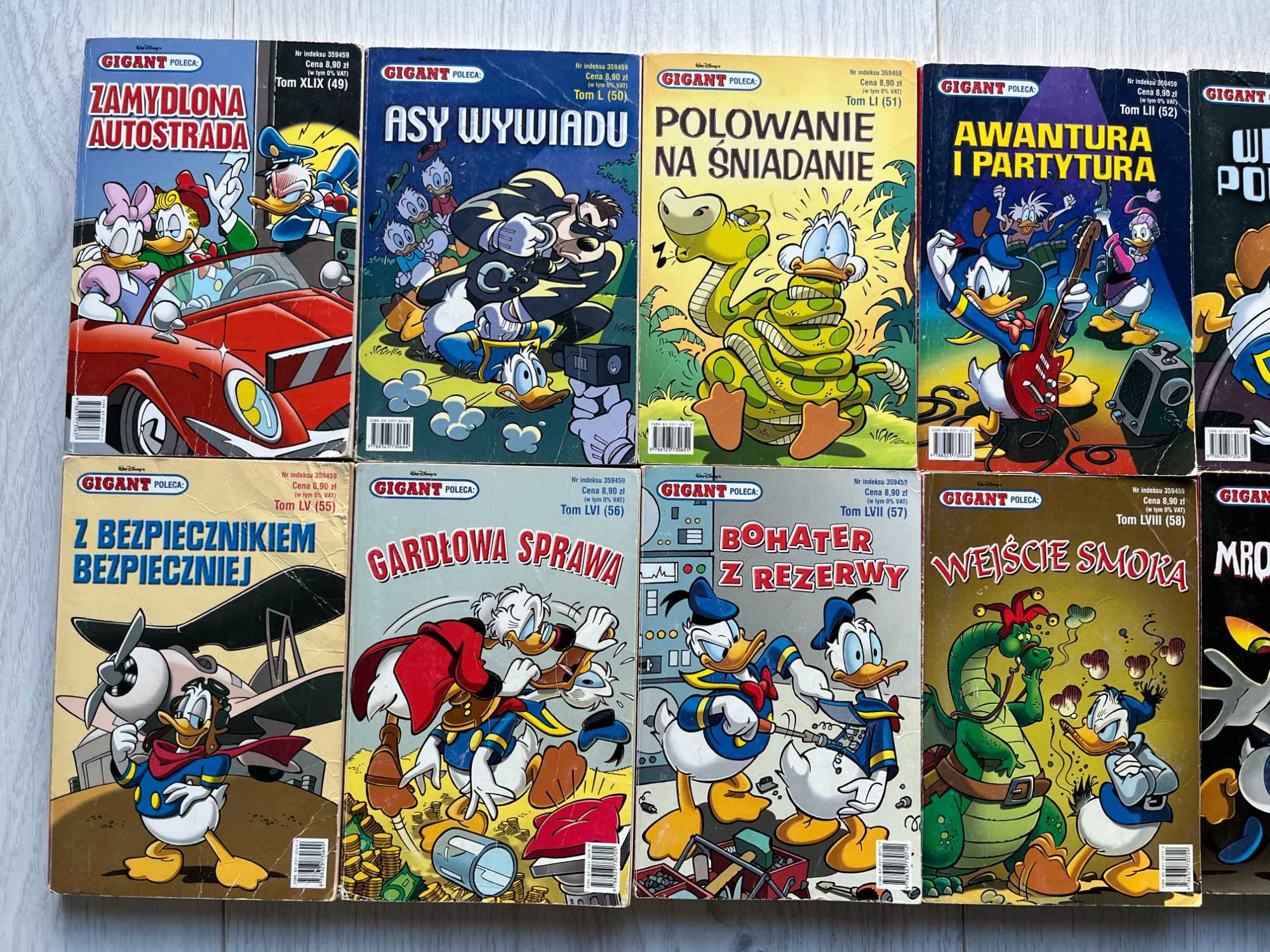 Komiks Gigant Cały Rok 2005 12 sztuk numery 49-60