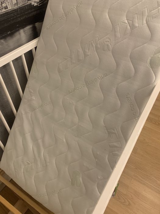 Biale łóżeczko „Sówki”