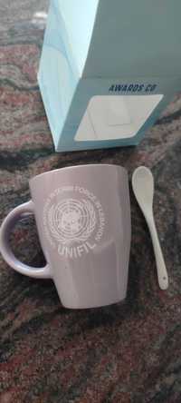 unikat kubek logo ONZ United Nations Interim Force in Lebanon UNIFIL
