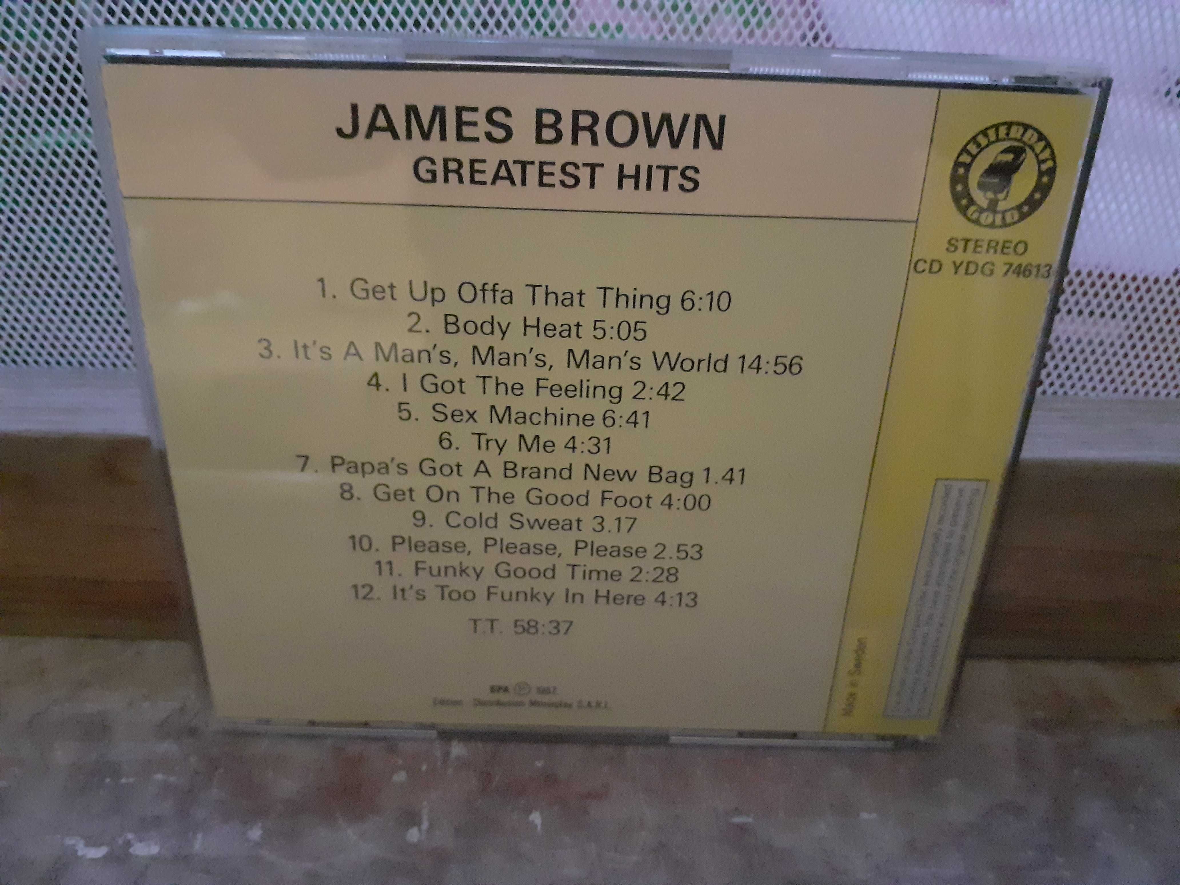 CD  James Brown  Greatest Hits Live