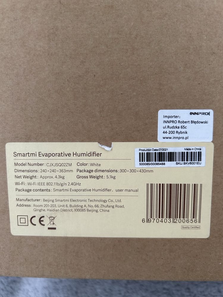 Smartmi nawilżacz Evaporative Humidifier