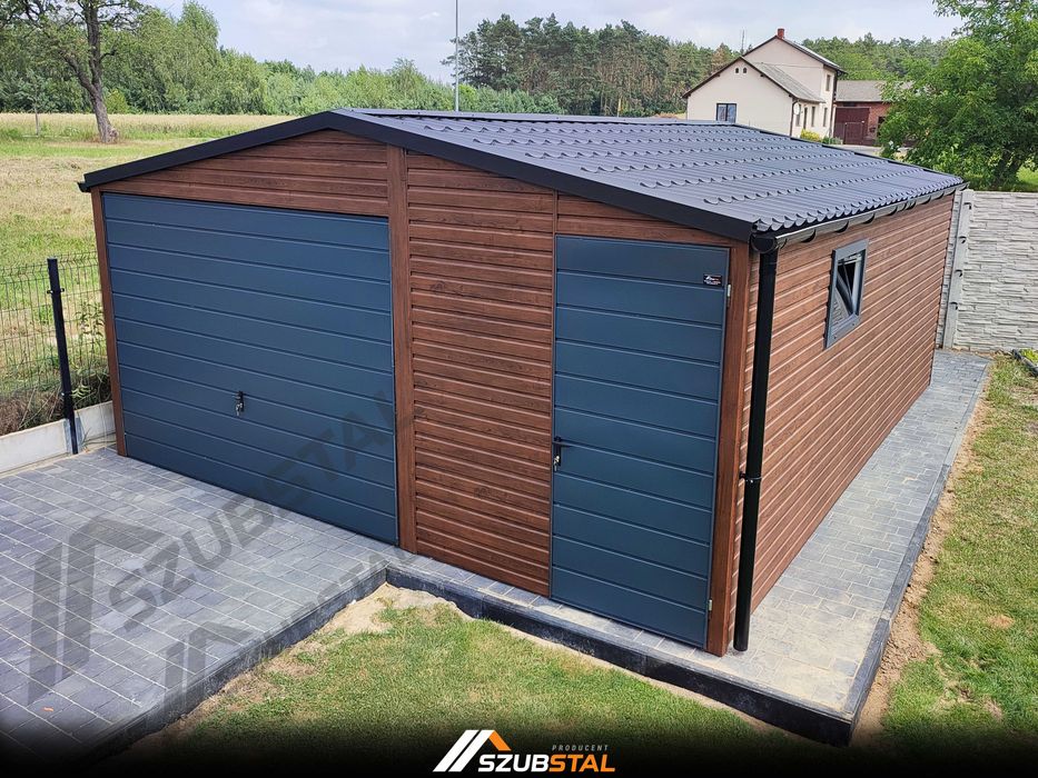 Garaż blaszany 6x5 6x5,80 6x6 PRODUCENT seria Premium Line