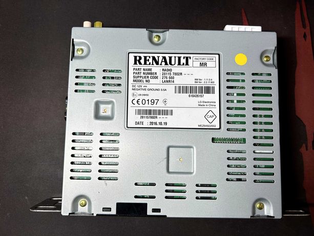 Radio Renault LANR14 wersja oprogramowania 3.3 + gratis modul USB