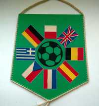 Футбол чемпионат Европы 1980 вымпел