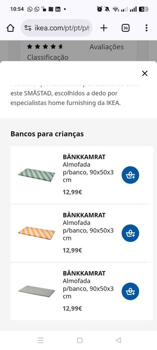 Banco arrumos IKEA SMÅSTAD