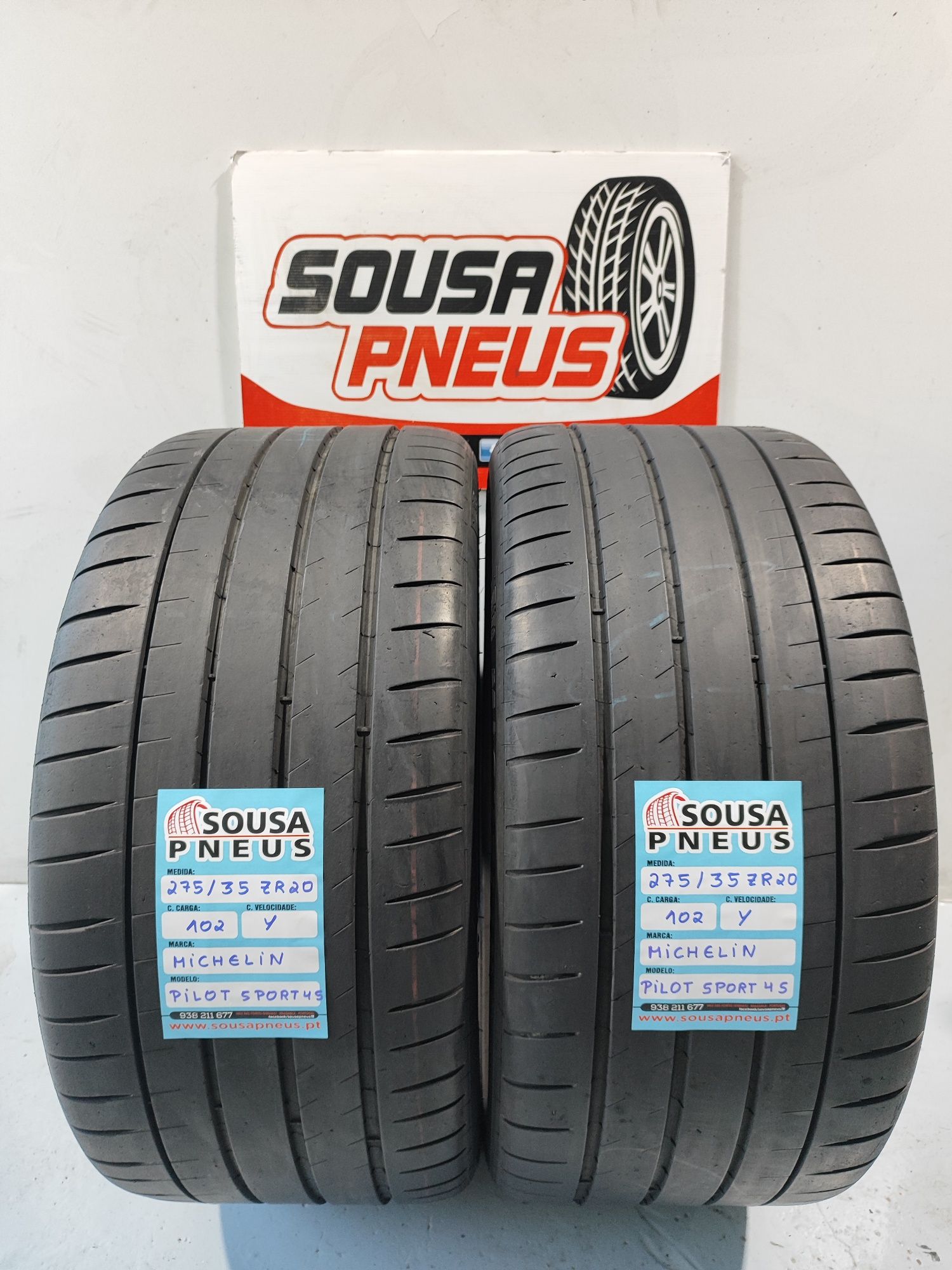 2 pneus semi novos 275-35R20 Michelin - Oferta dos portes