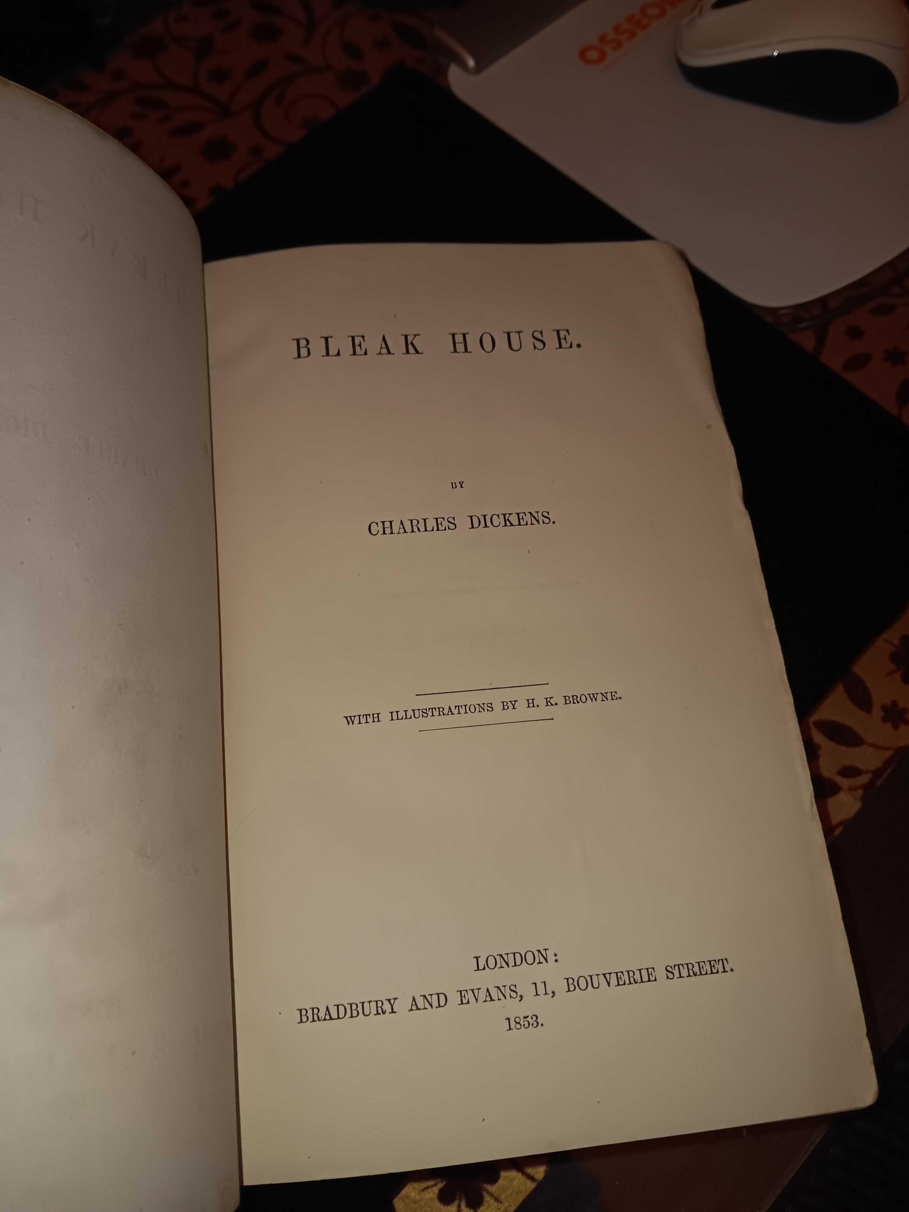 PRIMEIRA EDIÇÃO Charles Dickens - BLEAK HOUSE