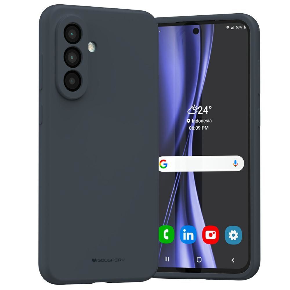 Etui Mercury Silicone Do Samsung Galaxy  A56 Granatowy