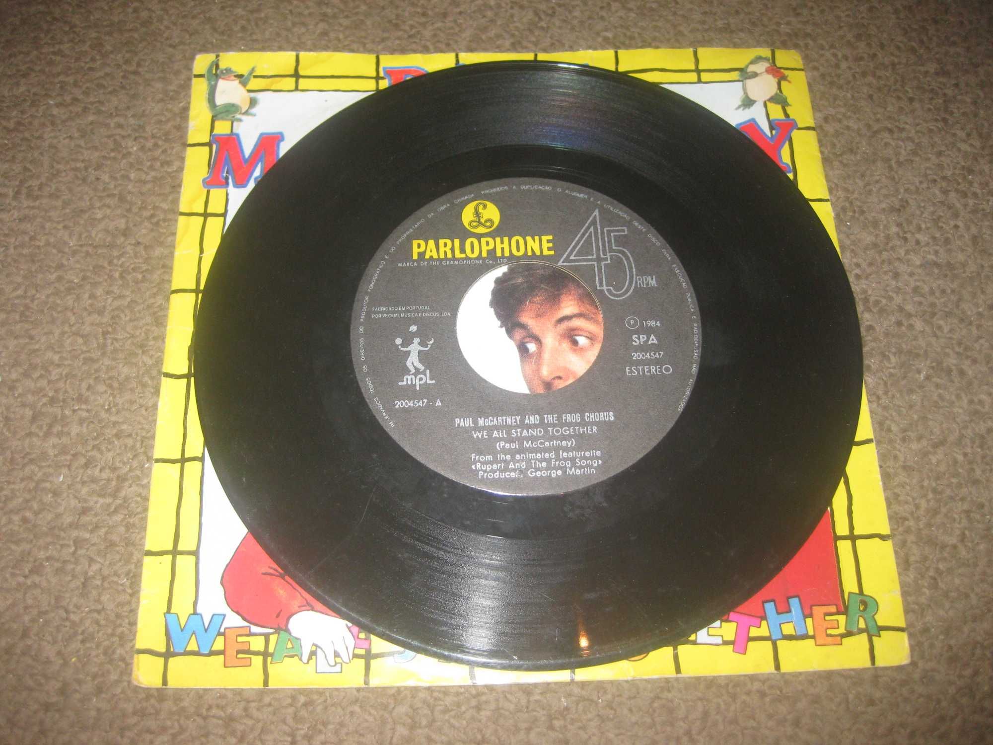 Vinil Single 45 rpm do Paul McCartney "We All Stand Together"