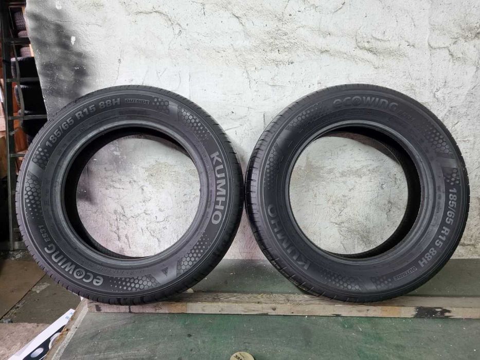 Dwie Opony letnie 185/65R15 6,8mm Kumho EcoWing ES31 2022r