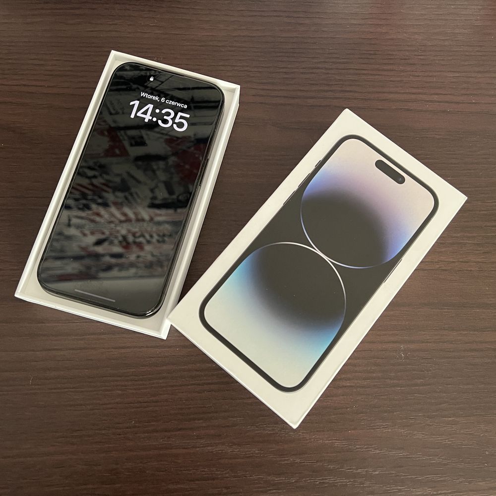 iPhone 14 pro, grafit, jak NOWY
