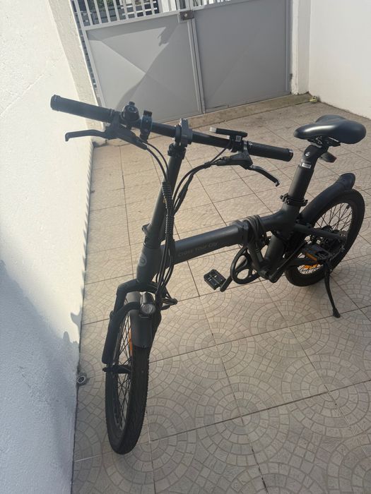 Bicicleta Elétrica Dobrável ADO Air 20S com suspensão dianteira