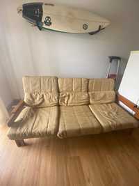 Vendo sofa cama em madeira